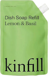 Dishwashing Detergent Refill Kinfill Lemon Basil 500 ml