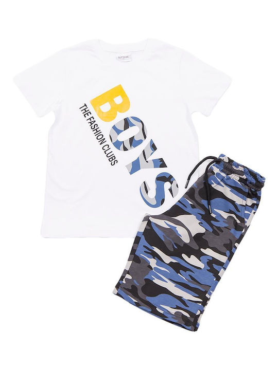 Trax Kinder-Set mit Shorts Sommer 2Stück White