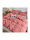 Lino Home Moderna Kissenbezug mit Umschlagumschlag Coral 50x70cm.