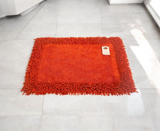 Linea Home Πατάκι Μπάνιου Βαμβακερό LH2044079 Κόκκινο 50x80εκ.