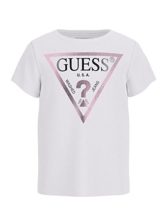 Guess Παιδικό T-shirt Λευκό
