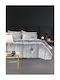 Guy Laroche Duvet Queen 220x240cm Vertigo Black Velvet-Black Metal