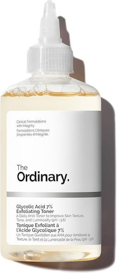 The Ordinary Glycolic Acid 7% Υγρό Τόνωσης Προσώπου με Γλυκολικό Οξύ για Όλους τους Τύπους 240ml