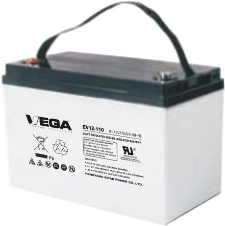 Vega Ritar Μπαταρία UPS με Χωρητικότητα 110Ah και Τάση 12V EV12-110H 1τμχ