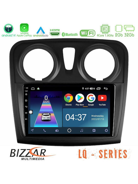 Bizzar Автомобилна Аудио Система (Блутут/USB/WiFi/GPS/Apple-Carplay/Android-Auto) с Тъчскрийн 9"