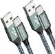 Huawei USB 2.0 Cable USB-C Male - USB-A 60W Green 2m 1000-41870058 2 Pieces