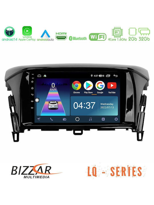 Bizzar Car Audio System for Mitsubishi Eclipse Cross 2018 2022 (Bluetooth/USB/WiFi/GPS/Apple-Carplay/Android-Auto) with Touch Screen 9"