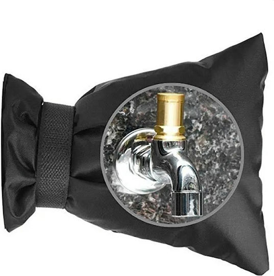 Schutzabdeckung Wasserhähne Zola Frostsicher 20x15 cm Schwarz