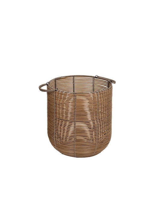 Decorative Basket Rattan 35x38cm Atmosphera