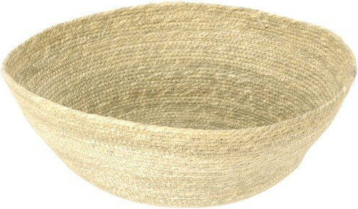 Koopman Decorative Basket Wicker Beige 24x9cm