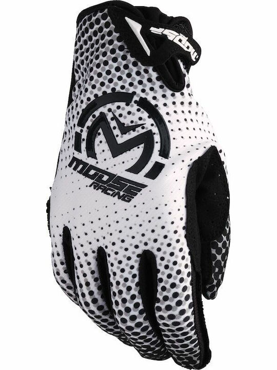 Moose Racing Sx1 Herren Motocross-Handschuhe Black/White