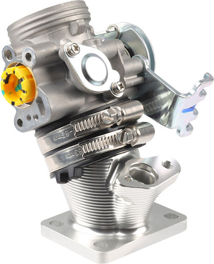 Σωμα Ψεκασμου 34mm Cnc Λαιμο Racing Yamaha Crypton X 135 Tobaki
