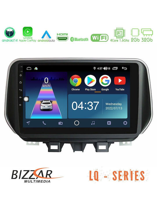 Bizzar Car Audio System for Hyundai iX35 2018 – 2020 (Bluetooth/USB/WiFi/GPS/Apple-Carplay/Android-Auto) with Touch Screen 10"