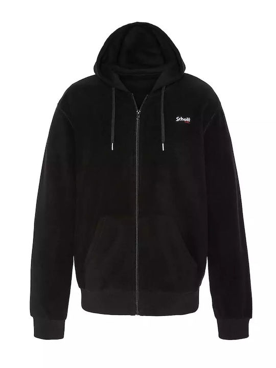 Schott Sweatshirt with Hood Black