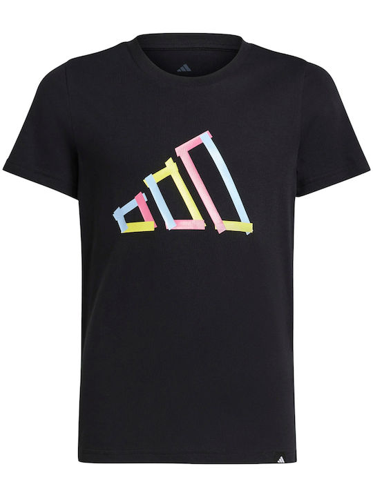 adidas T-shirt Μαύρο adidas T-shirt Μαύρο