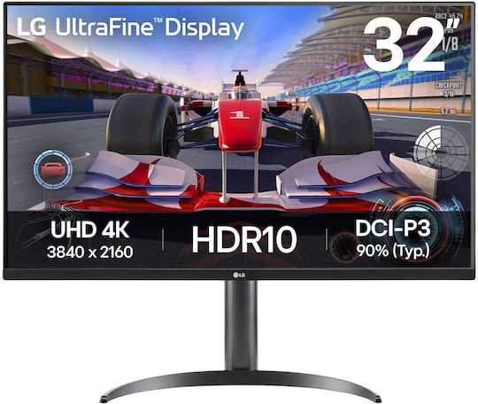 LG 32UR550K-B VA HDR Monitor 31.5" 4K 3840x2160 with Response Time 4ms GTG Silver