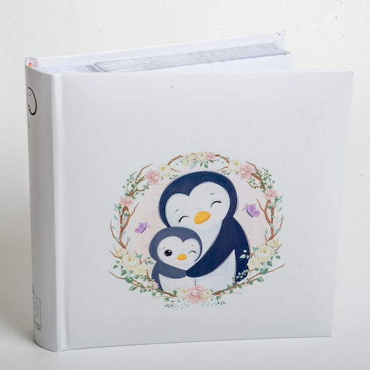 Άλμπουμ Βιβλιοδετημένο Penguin Θήκες 13χ18 Χωράει 100 Φωτογραφίες 13x18 H 13x19 Μήκος 21cm Πλάτος 21cm Art Watercolor Penguin