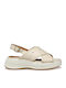 D Spherica Damenplattformen Beige