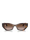 Ray Ban Zena Women's Sunglasses with Brown Tartaruga Plastic Frame and Brown Gradient Lens RB4430 135913