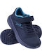 Παιδικά Sneakers με Σκρατς Navy Μπλε