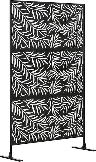Outsunny Διακοσμητικό Παραβάν από Καμβά 122x198cm