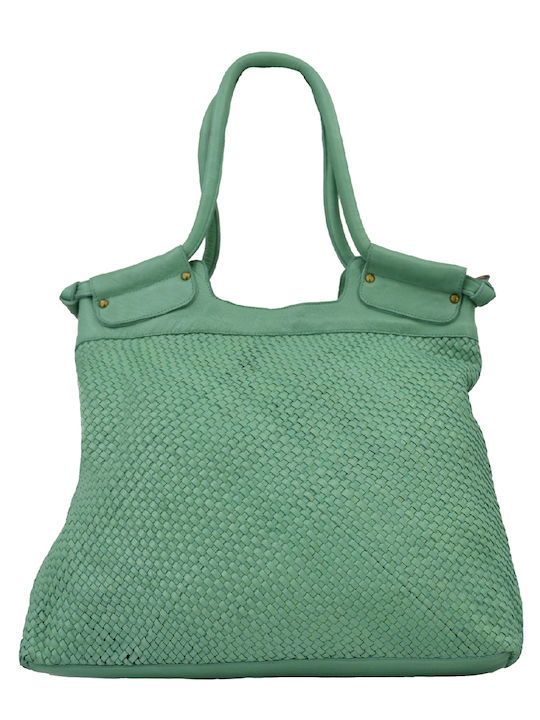 Dermatina 100 Leather Women's Bag Shoulder Verd...