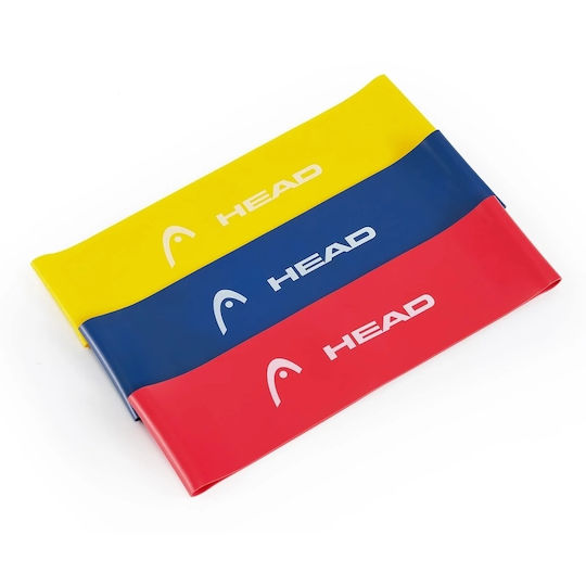 Head Resistance Bands Set 3pcs Multicolored