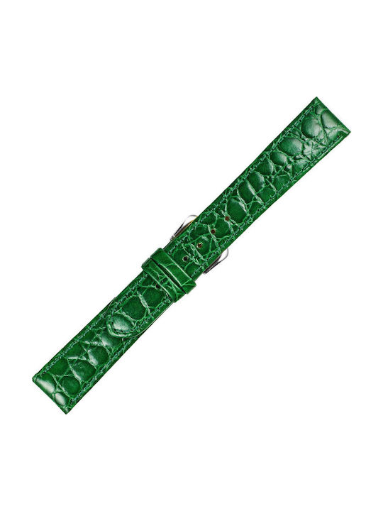 KOSTELO Curea din piele Verde 18mm