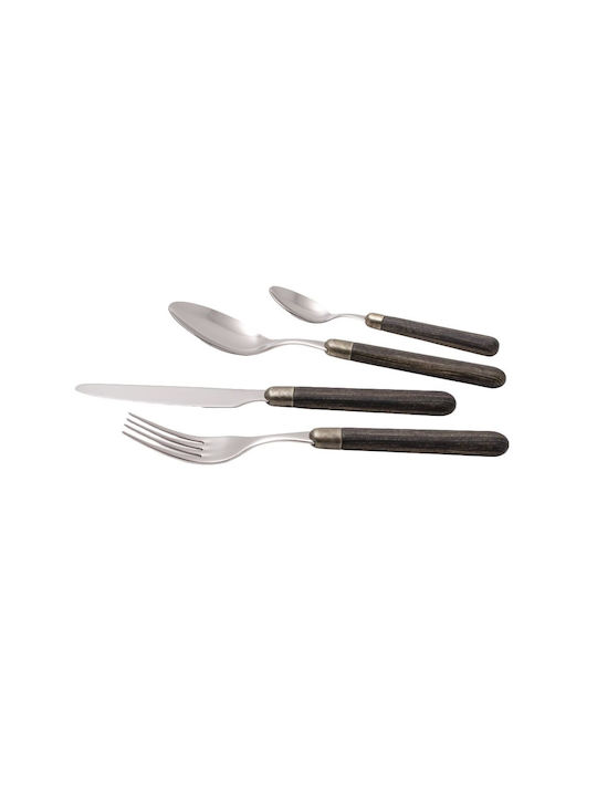 Rivadossi Sandro Cortina Cutlery Set Stainless Silver 24pcs