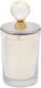 Decorative Diamond Candle Plexi Glass Lid Silver Shade 10cm Kr3l/71809 Kaliso Kls-kr3l-71809-silver