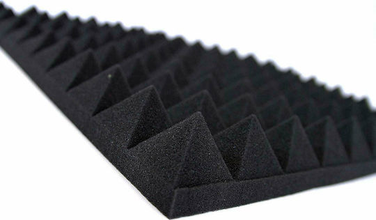 Acoustic Absorption Panel Pyramid Shape Color Grey 100x50x5cm Mappysil Bugnato M0041 M0041