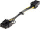 Pci Express 6 Pin Male To 8 Pin Male Power Adapter Cable 0.80m