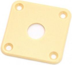 Jack Plate Les Paul Plastic Cream Jack Plate Les Paul Plastic Cream