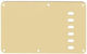 All Parts Stratocaster Tremolo Plate Cream 1-ply 060" E-e 56mm