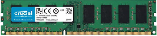 Crucial DDR3 with Module 1x4GB and Speed 1600 for Desktop