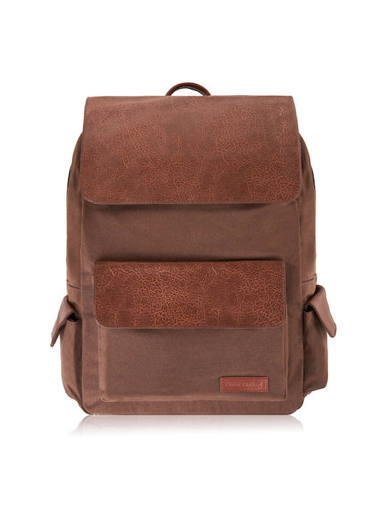 Herren Schulrucksack A4 Laptop Reise Arbeit Vegan Paolo Peruzzi E-22-br