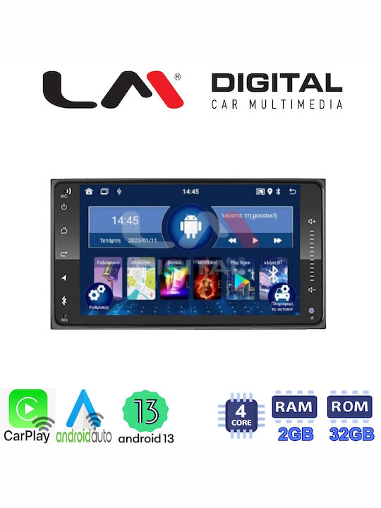 LM Digital Ηχοσύστημα Αυτοκινήτου για Toyota RAV 4 / Hilux / Yaris / Celica / Prius 2000-2006 (Bluetooth/USB/WiFi/GPS)