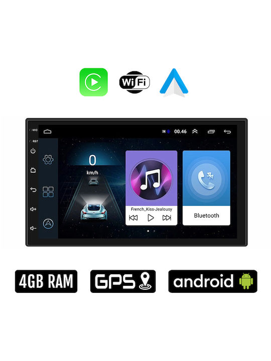 Auto-Audiosystem für Peugeot 307 2002 2013 (Bluetooth/USB/WiFi/GPS/Apple-Carplay/Android-Auto) mit Touchscreen 7"