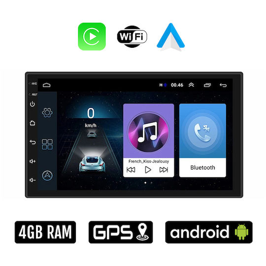 Auto-Audiosystem für Peugeot 307 2002 2013 (Bluetooth/USB/WiFi/GPS/Apple-Carplay/Android-Auto) mit Touchscreen 7"