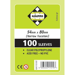 Kaissa Card Sleeves 100τμχ Διάφανες