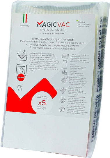 Magic Vac Körnig Vakuumierbeutel 300x200mm 1 Rollen