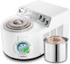 Ice Cream Maker Compressor Nemox Gelatissimo Exclusive I-green 1.7 Liters White