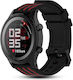 Kingwear E5 46mm Smartwatch mit Pulsmesser (Schwarz)