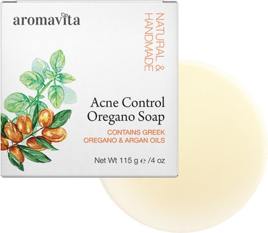 Aromavita Acne Control Seife Bar Reinigung Gesicht für Akne-anfällige Haut 1Stück