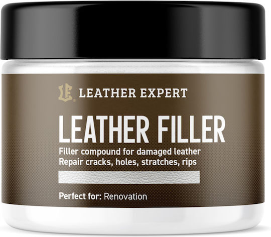Lederfüller Weißer Kitt 50 ml Lederexperte Le-10-fw50