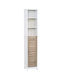 Atmosphera Floor Bathroom Column Cabinet L35xD26xH173cm White
