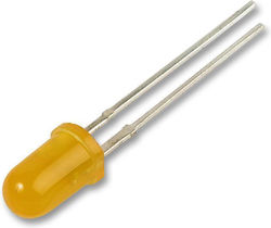 LED дифузен 5mm оранжев T-1 3/4 LED дифузен 5mm оранжев T-1 3/4