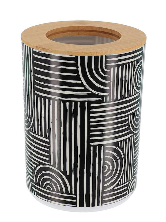 Atmosphera Ethnic Vibes Bamboo Καλαθάκι Μπάνιου Γκρι