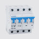 Miniature Circuit Breaker 6kA 20A 4P Curve C
