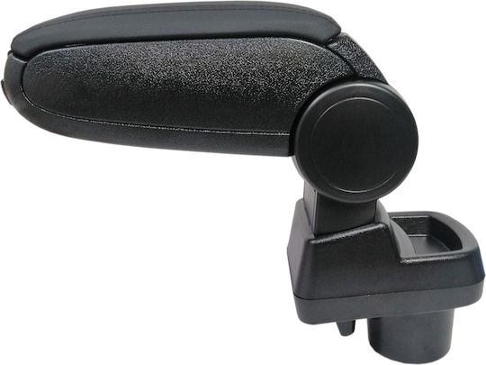 Auto Armlehnenkonsole Leder Kompatibel mit Opel Corsa in Schwarzer Farbe